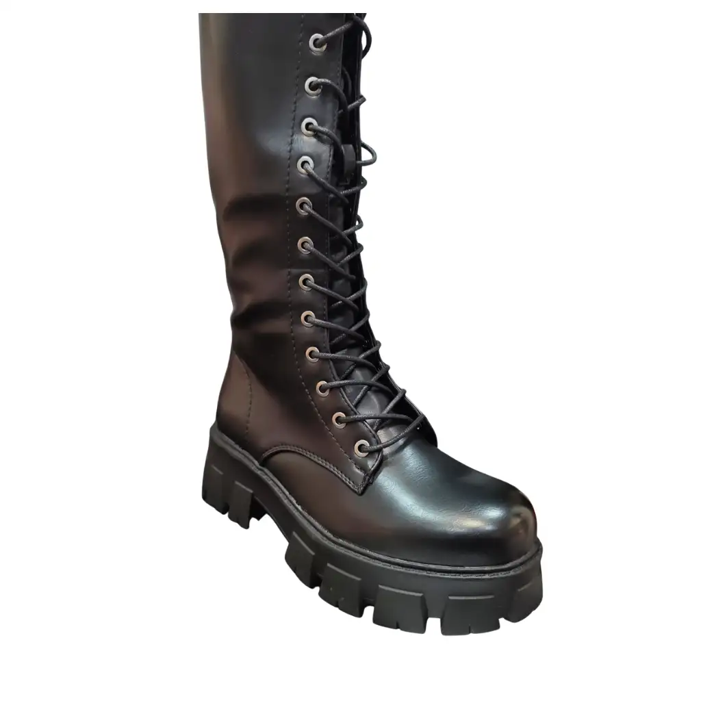 Botas dark con cordones - Imagen 3
