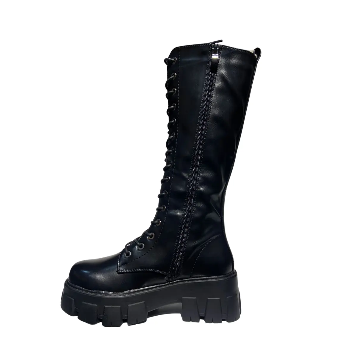 Botas dark con cordones - Imagen 2