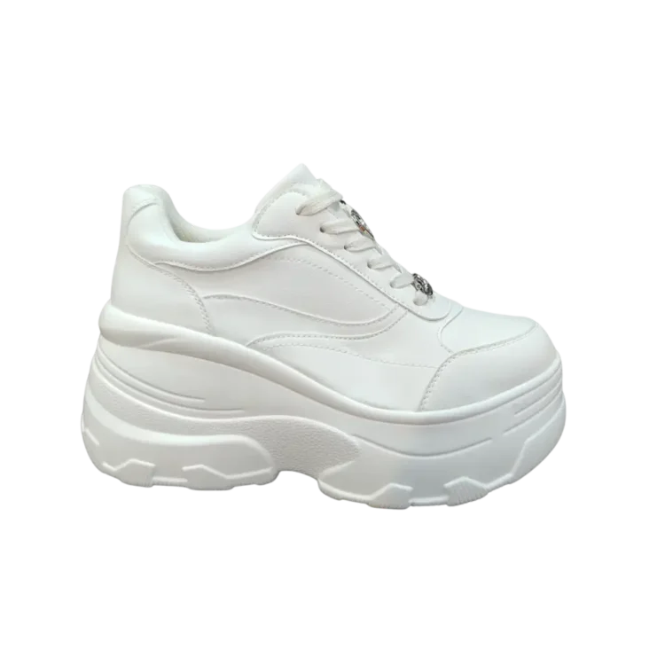 Zapatilla Plataforma Heart Blanca