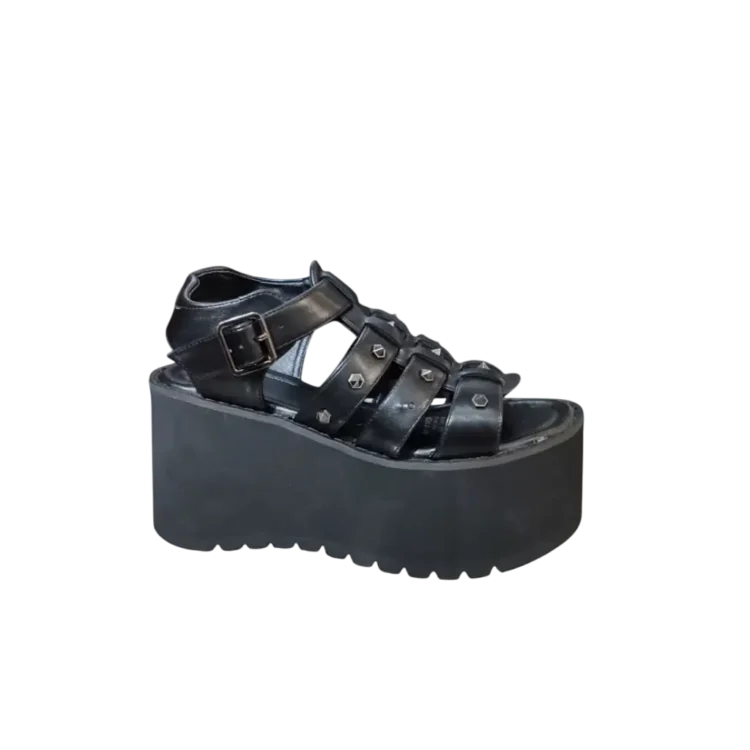 Sandalias Tachas Plataforma